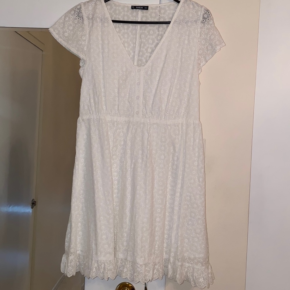 SHEIN White Mini Dress